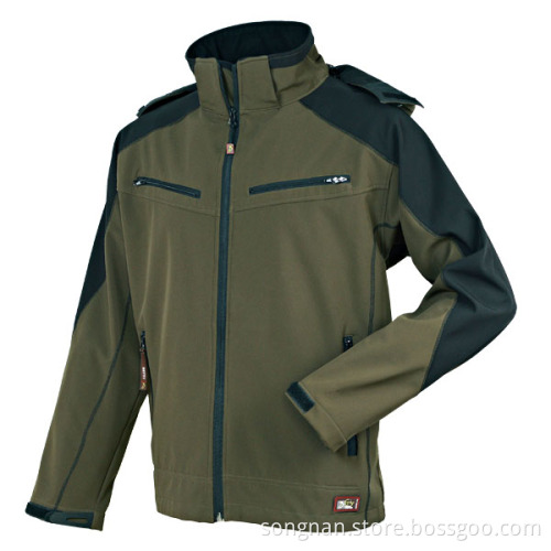 Men's Outdoor Softshell Jacket for Leisure